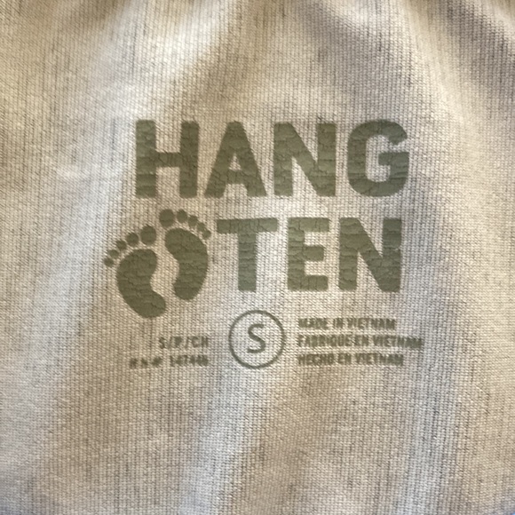 Hang Ten long sleeves rash guard Zippered Front top Quick drying breathable - Picture 6 of 8